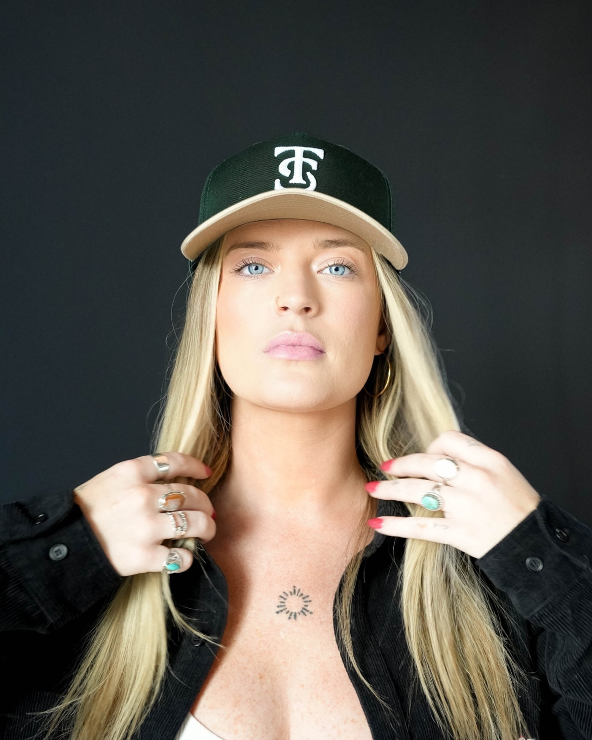 Fall Icon Hat - Green/Tan